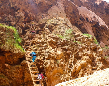 Mooney Falls Ladders 